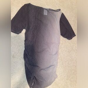 Sarah Pacini Black and Gray Men's Shirt